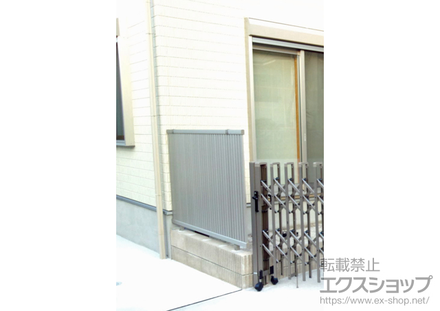 福岡県福岡市ののフェンス・柵 エクスラインフェンス6型 自由柱タイプ 施工例