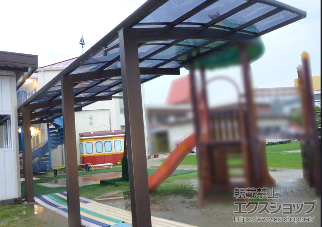 大阪府交野市ののカーポート レイナポートグラン 延長+連棟　積雪〜20cm対応 施工例