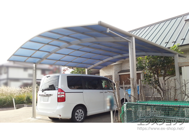 茨城県守谷市ののカーポート レイナツインポートグラン　積雪〜20cm対応 施工例