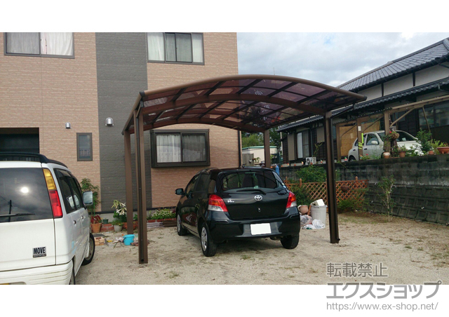 熊本県荒尾市ののカーポート レイナツインポートグラン　積雪〜20cm対応 施工例