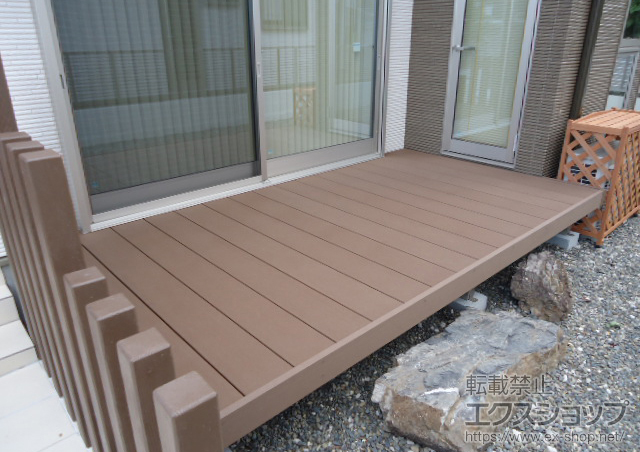 大分県別府市ののウッドデッキ リウッドデッキ200 施工例