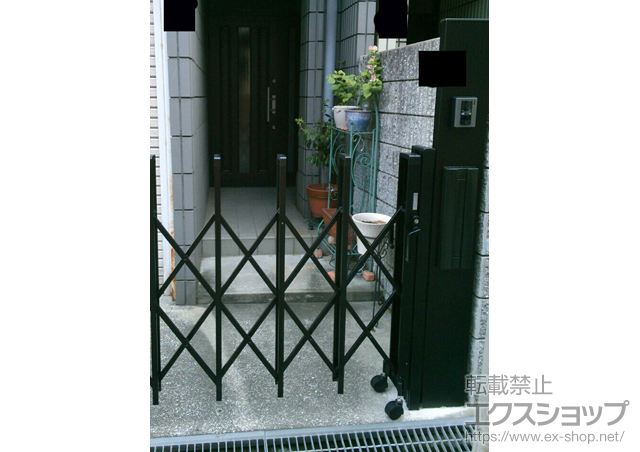 大阪府大阪市のの機能門柱・ポスト シンプルモダン機能門柱1型<門柱仕様> 施工例