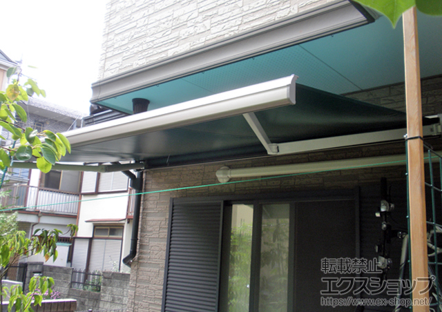 東京都八王子市のLIXIL リクシル（トステム）のオーニング・日よけ 彩風C型 手動式 施工例