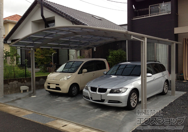 佐賀県唐津市ののカーポート レイナツインポートグラン　積雪〜20cm対応 施工例