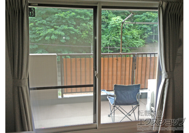 埼玉県入間市のの二重窓（内窓） インプラス ダストバリア仕様 引違い窓＋ふかし枠（70mm）4方 施工例