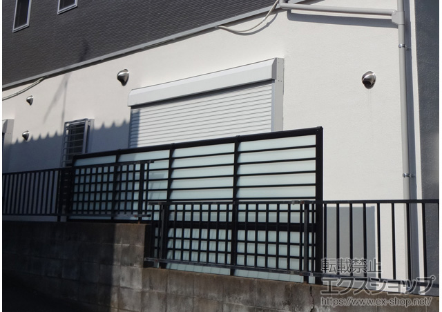 東京都八王子市ののフェンス・柵 サニーブリーズフェンスS型　2段施工 施工例