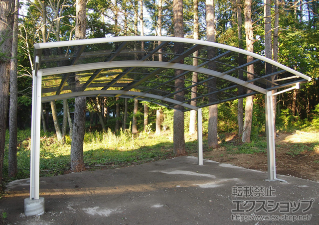 長野県北佐久郡御代田町ののカーポート レイナツインポートグラン　積雪〜20cm対応 施工例