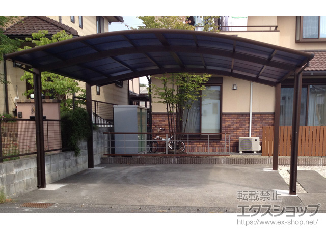 岐阜県瑞穂市ののカーポート レイナツインポートグラン　積雪〜20cm対応 施工例