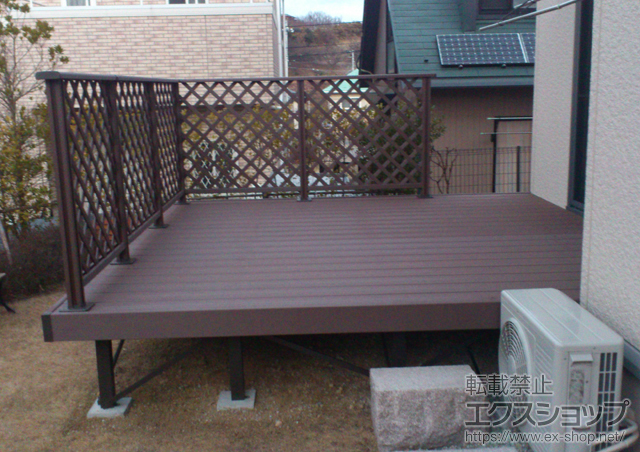 宮城県塩竈市のLIXIL リクシル（トステム）のウッドデッキ リコステージII 施工例