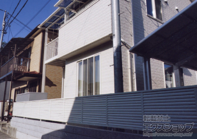 広島県呉市ののフェンス・柵 プリレオR9型フェンス フリーポールタイプ 施工例