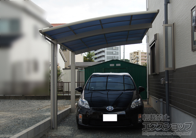 福岡県久留米市ののカーポート プレシオスポート 積雪〜20cm対応 施工例