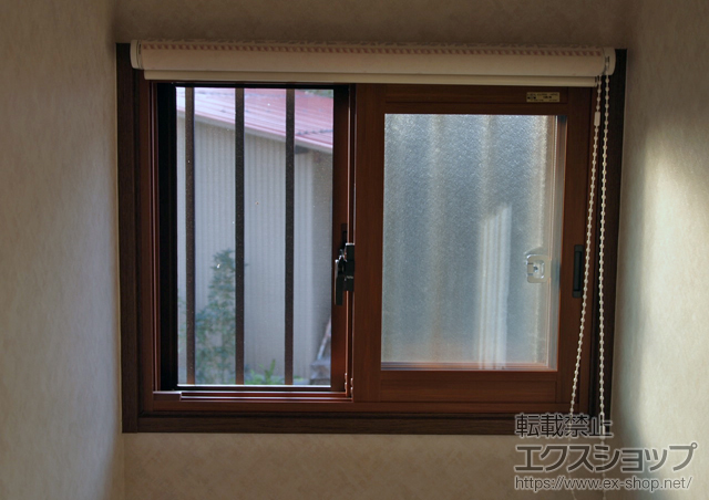 山梨県南巨摩郡南部町のの二重窓（内窓） インプラス ダストバリア仕様 引違い窓
幅=1,598mm 施工例