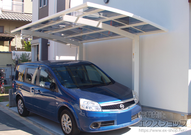 東京都稲城市ののカーポート レイナポートグラン　積雪〜20cm対応 施工例