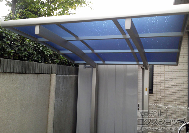 東京都稲城市ののサイクルポート・駐輪場 レイナポートグランミニ 積雪〜20cm対応 施工例