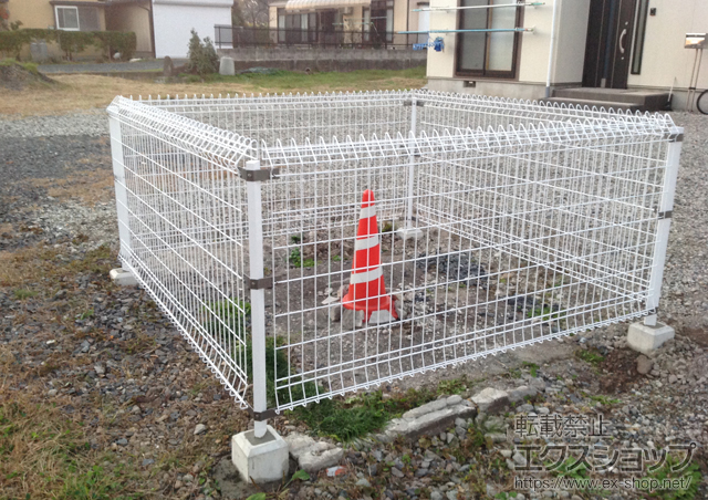 岩手県一関市ののフェンス・柵 メッシュフェンス G10 施工例