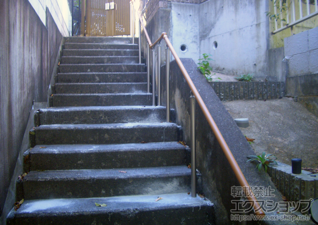 奈良県生駒郡斑鳩町ののフェンス・柵 グリップライン 歩行補助手すり 施工例