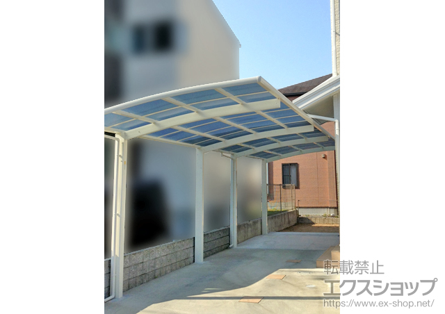 高知県高知市ののカーポート レイナポートグラン 縦連棟 積雪〜20cm対応 施工例