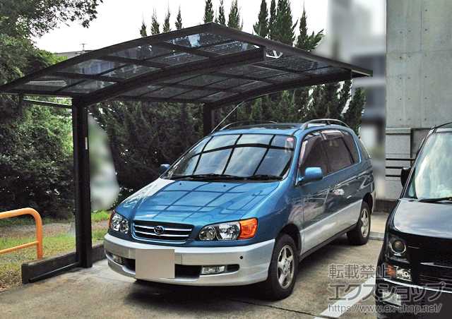 愛知県犬山市ののカーポート プレシオスポート 積雪〜20cm対応 施工例