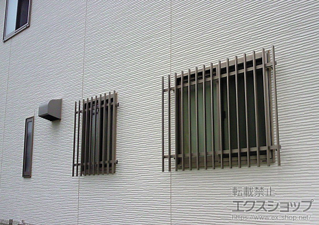 千葉県松戸市のLIXIL リクシル（トステム）の面格子・窓格子 アルミ面格子 A型 施工例