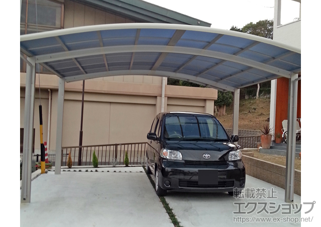 愛知県豊橋市ののカーポート レイナツインポートグラン　積雪〜20cm対応 施工例