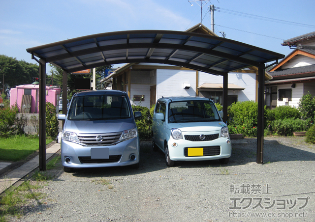 熊本県阿蘇郡小国町ののカーポート レイナツインポートグラン　積雪〜20cm対応 施工例