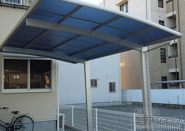 滋賀県甲賀市ののカーポート レイナポートグラン　積雪〜20cm対応 施工例