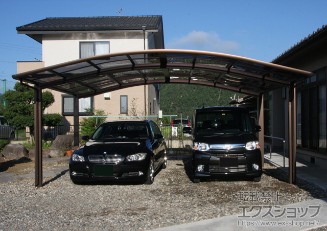 長野県上田市ののカーポート レイナツインポートグラン　積雪〜20cm対応 施工例