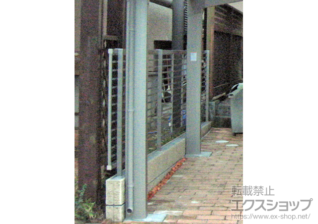 千葉県千葉市ののフェンス・柵 プリレオR1型フェンス フリーポールタイプ 施工例