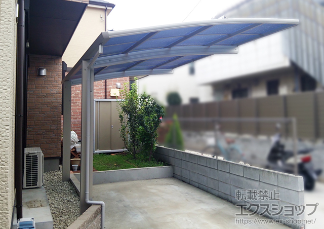 東京都西東京市ののカーポート プレシオスポート 積雪〜20cm対応 施工例