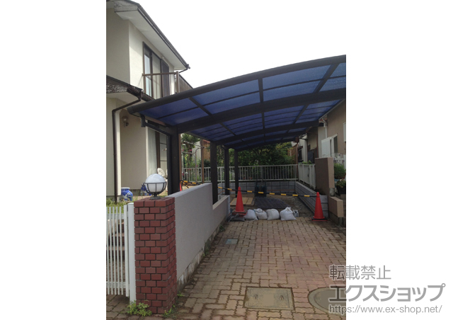 千葉県東金市ののカーポート レイナポートグラン 縦連棟　積雪〜20cm対応 施工例