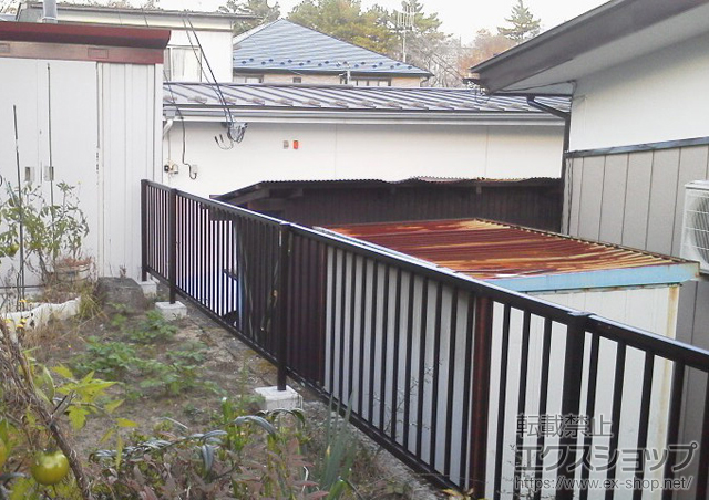 宮城県仙台市ののフェンス・柵 レスティナ22型フェンス 自由柱 施工例