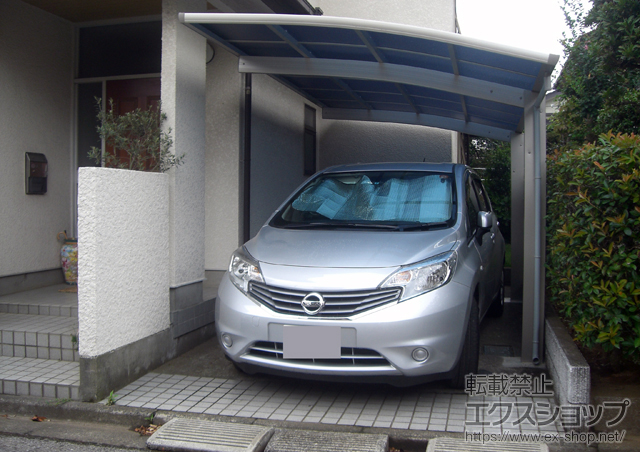 千葉県八千代市ののカーポート プレシオスポート 積雪〜20cm対応 施工例