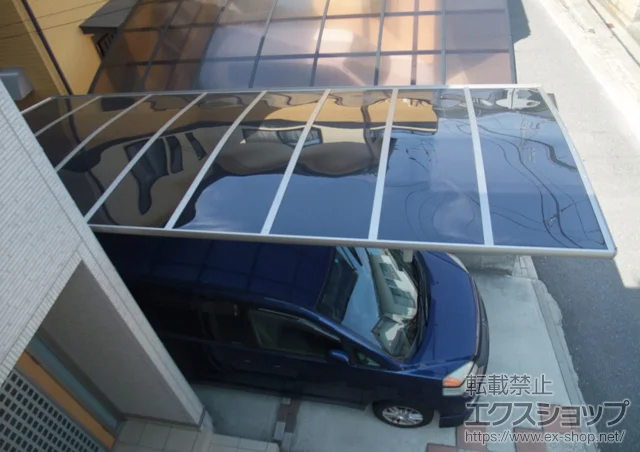 広島県広島市ののバルコニー・ベランダ屋根、カーポート レイナポートグラン 積雪〜20cm対応 施工例