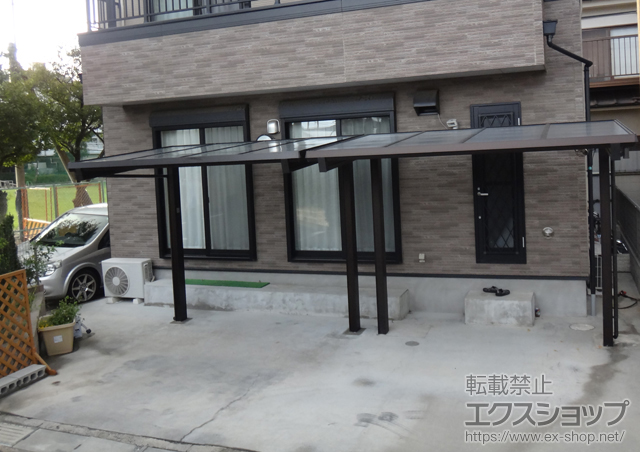 東京都西東京市ののサイクルポート・駐輪場 ルーフェス 施工例
