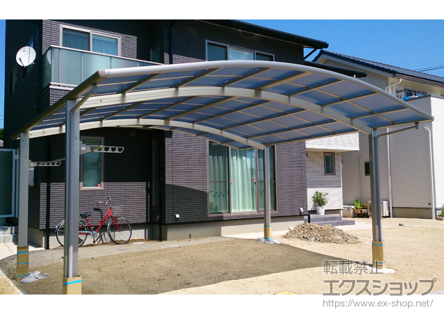 岡山県都窪郡早島町ののカーポート レイナツインポートグラン　積雪〜20cm対応 施工例