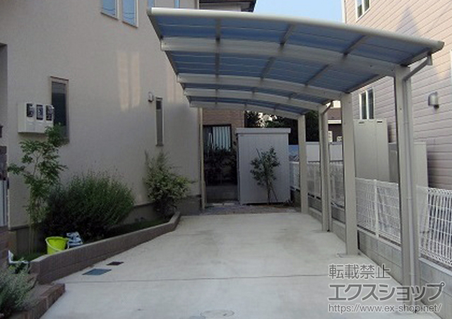 千葉県野田市ののカーポート レイナポートグラン 縦連棟　積雪〜20cm対応 施工例