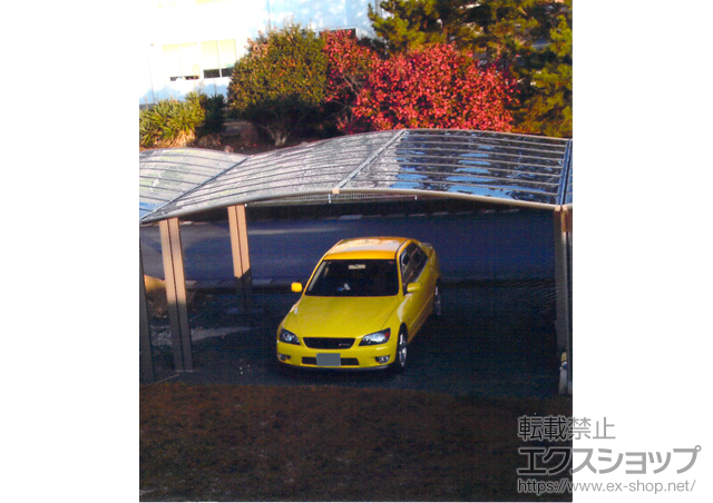 静岡県周智郡森町ののカーポート メジャーポートII SX 600タイプ 積雪〜20cm対応 施工例