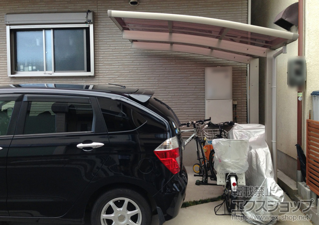 京都府宇治市ののサイクルポート・駐輪場 レイナポートグランミニ 積雪〜20cm対応 施工例