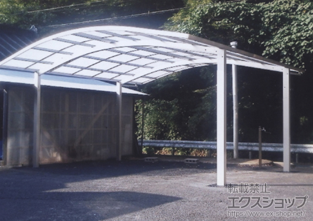 静岡県裾野市ののカーポート プレシオスポート ワイド 積雪〜20cm対応 施工例