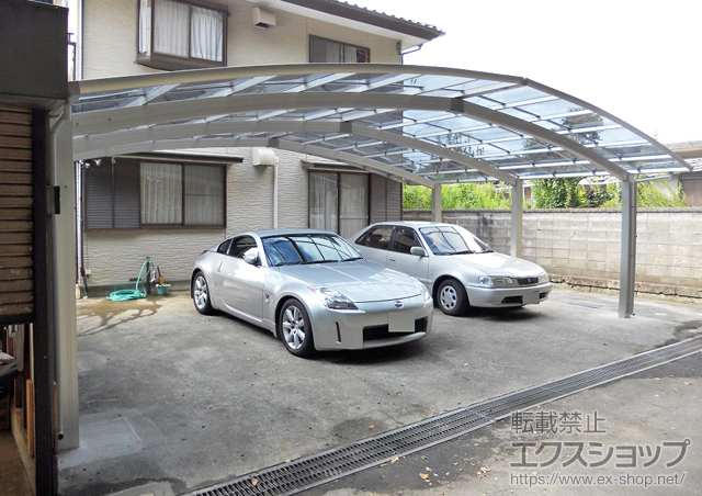 茨城県日立市ののカーポート レイナトリプルポートグラン　積雪〜20cm対応 施工例