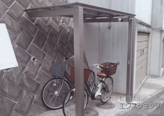 神奈川県横浜市ののサイクルポート・駐輪場 アーキフィット ミニ 積雪〜20cm対応 施工例