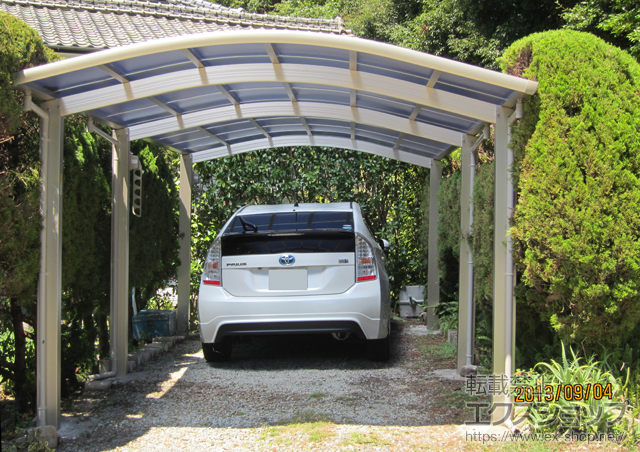 熊本県天草郡苓北町ののカーポート レイナワンポートグラン 延長　積雪〜20cm対応 施工例