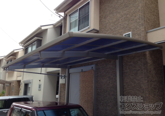 京都府京都市ののカーポート レイナポートREグラン 前下がり積雪〜20cm対応 施工例