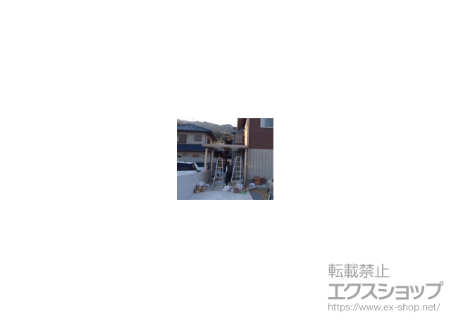 広島県広島市のLIXIL リクシル（トステム）のカーポート テリオスポートIII 1500 角柱4本仕様 積雪〜50cm対応 施工例