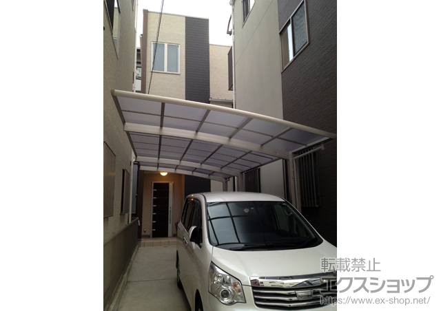 大阪府大阪市ののカーポート レイナポートグラン 延長　積雪〜20cm対応 施工例