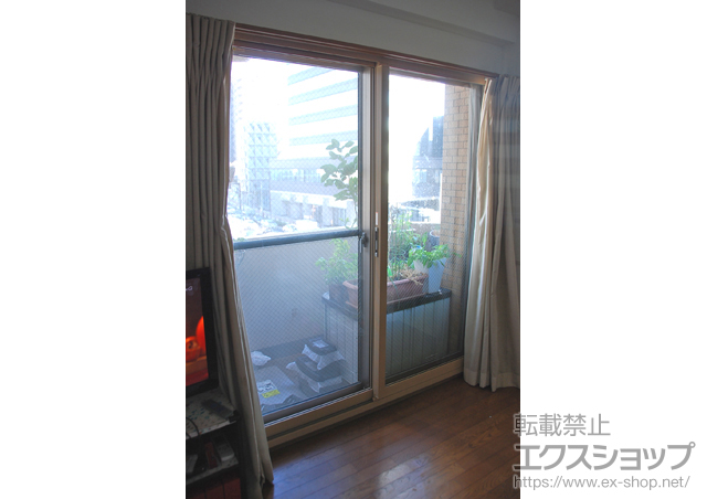 東京都渋谷区のの二重窓（内窓） インプラスウッド 引違窓 施工例