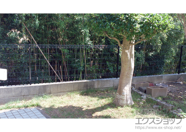 長崎県東彼杵郡川棚町ののフェンス・柵 ハイグリッドフェンスUF8型 フリーポールタイプ 施工例