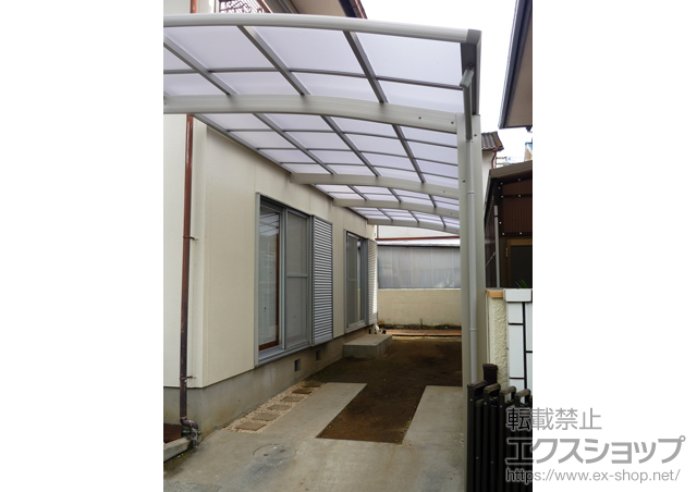 兵庫県伊丹市ののカーポート プレシオスポート 縦連棟 積雪〜20cm対応 施工例