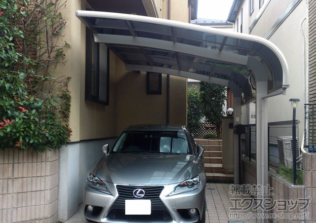 東京都多摩市のLIXIL リクシル（トステム）のカーポート テールポートシグマIII 積雪〜20cm対応 施工例