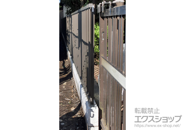 東京都世田谷区ののフェンス・柵 ハイサモア フリーポールタイプ 施工例